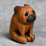 Memorializing a Friend’s Passed Pet With a Carved-Wood Pug