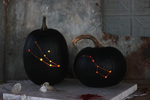 How To: Constellation Pumpkins