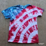 Get Ready for the 4th: Patriotic Stripes Tie Dye Shirt