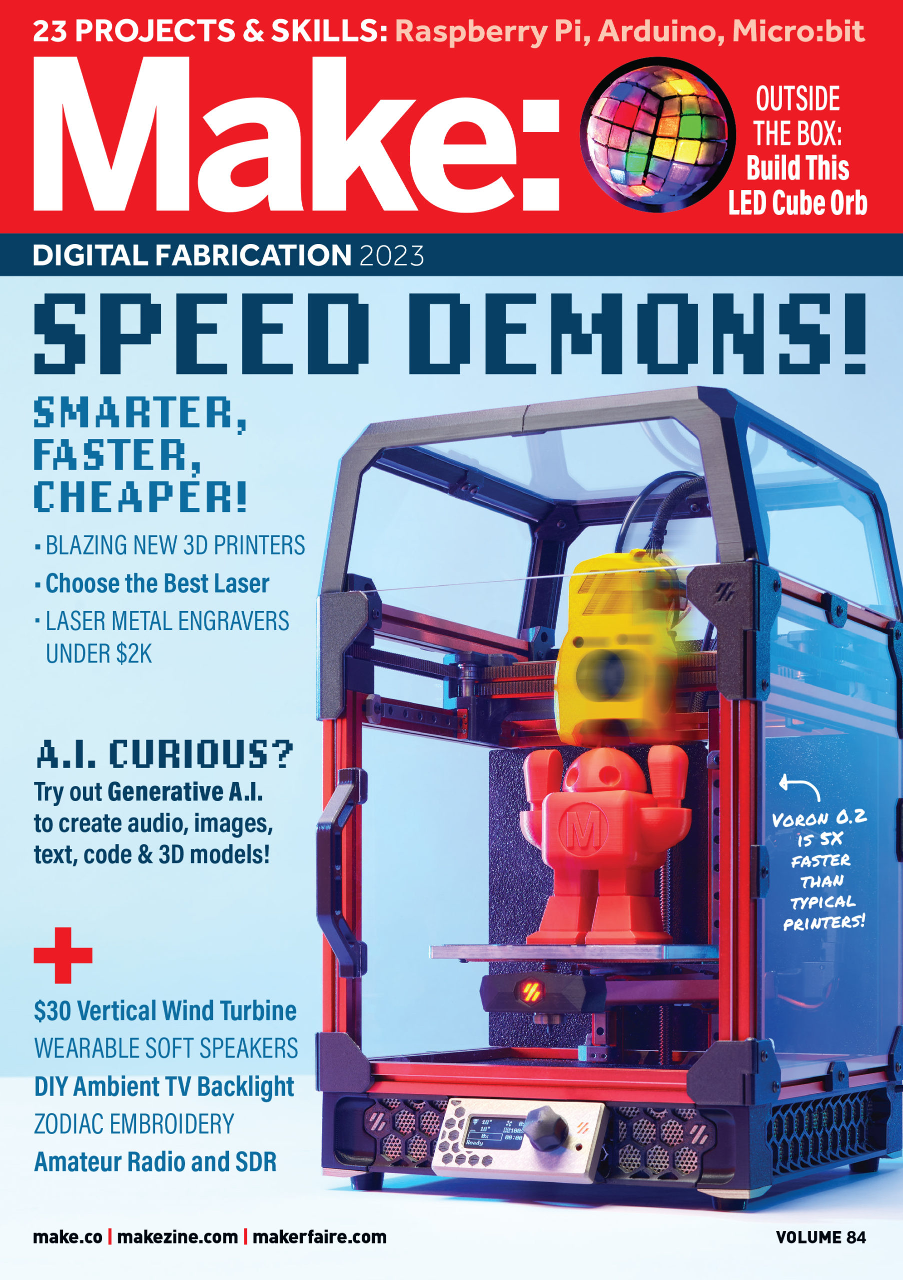 Make: Volume 84 — Speed Demons!