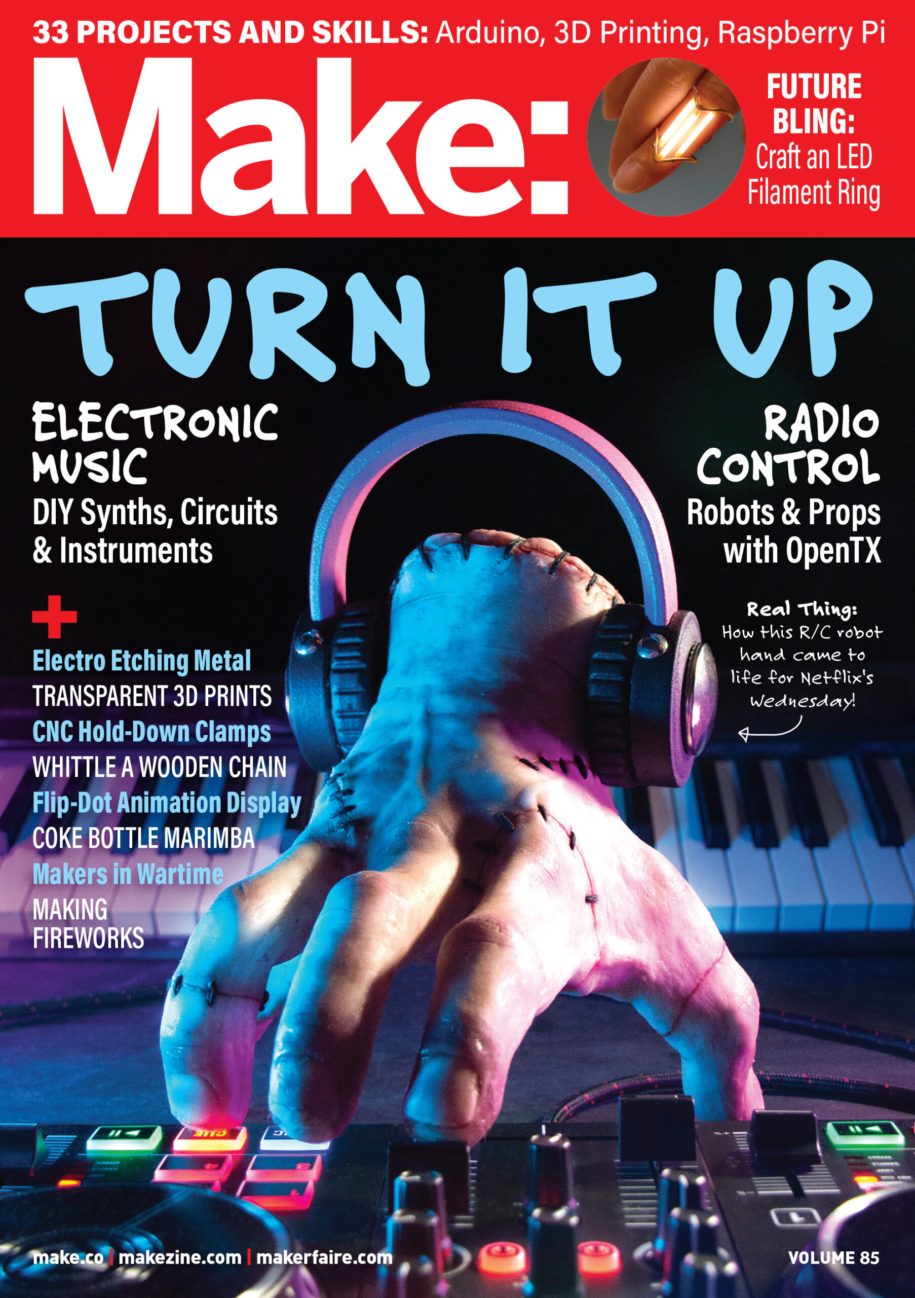 Make: Volume 85 — Turn It Up!