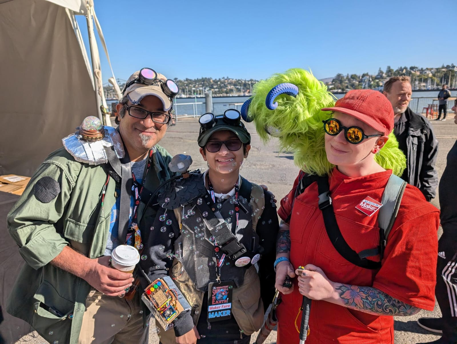 Saturday at Maker Faire Brings Big Crowds and Companion Bots