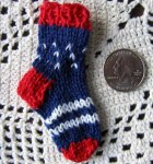 How-To: Patriotic Mini Knit Sock Pin