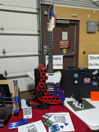 3D printed guitar