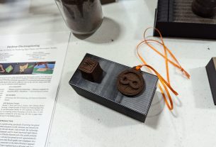 Items printed with filament made from coffee grounds!!