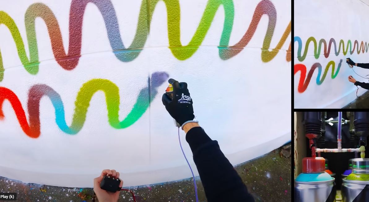 Many Colors, One Spray Paint Can