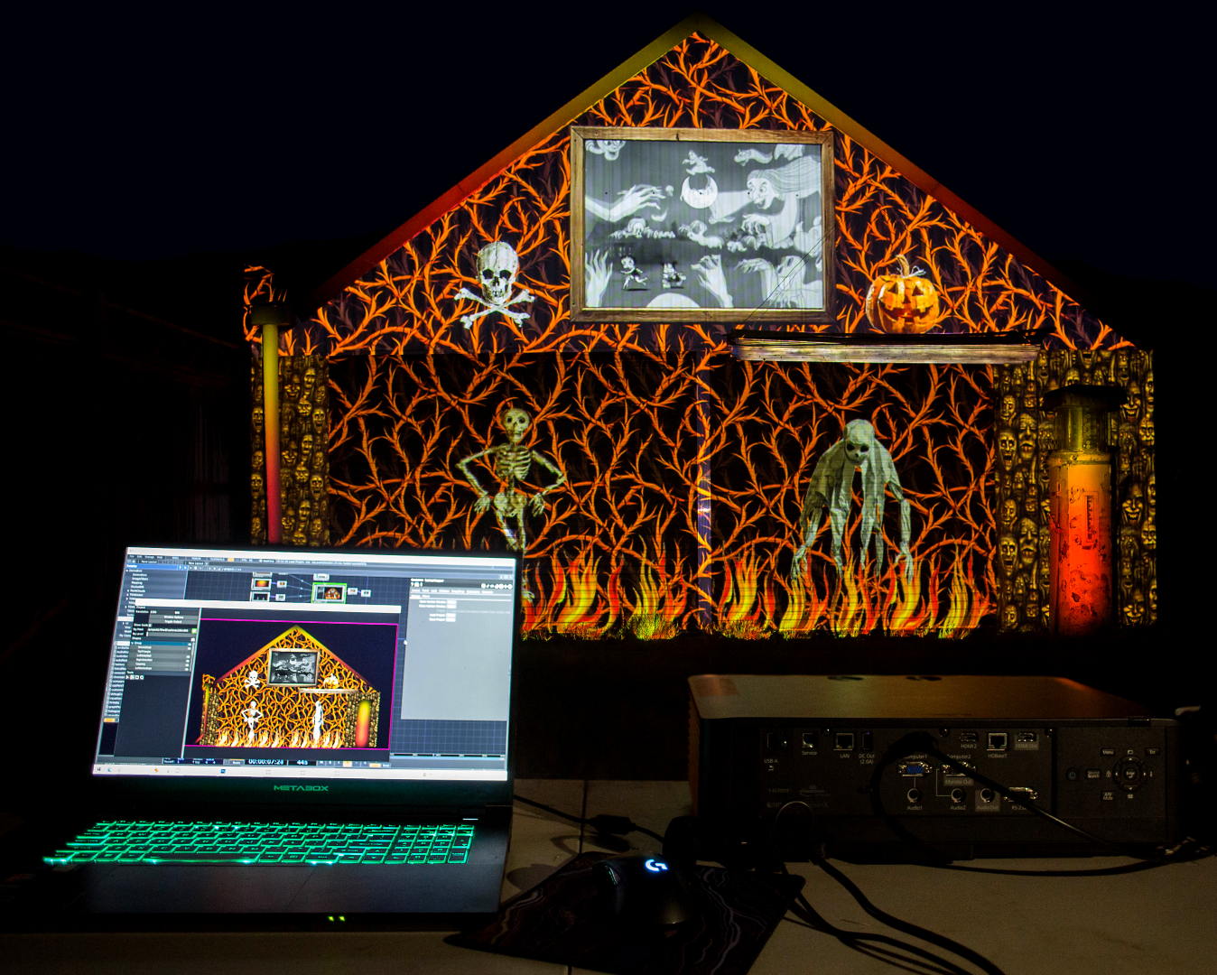 Turn Your House Into a Screen With Projection Mapping