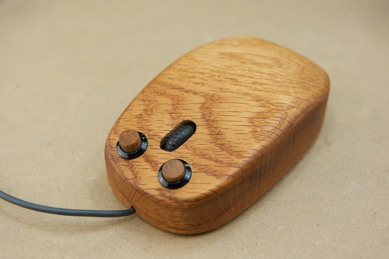 Build a Working Wooden Mouse